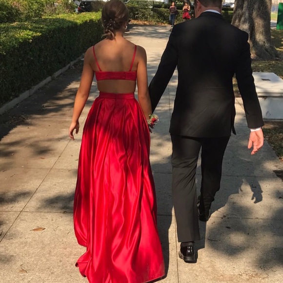 Red Prom Dress - Picture 3 of 3